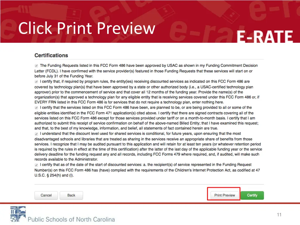 click print preview