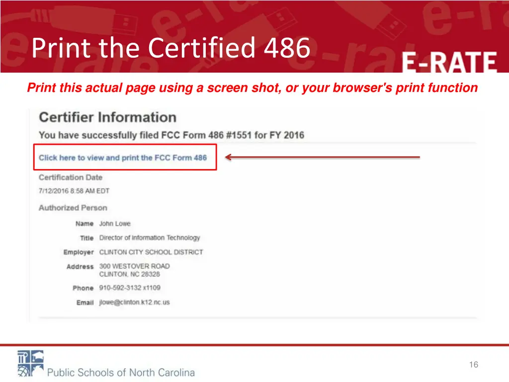 print the certified 486