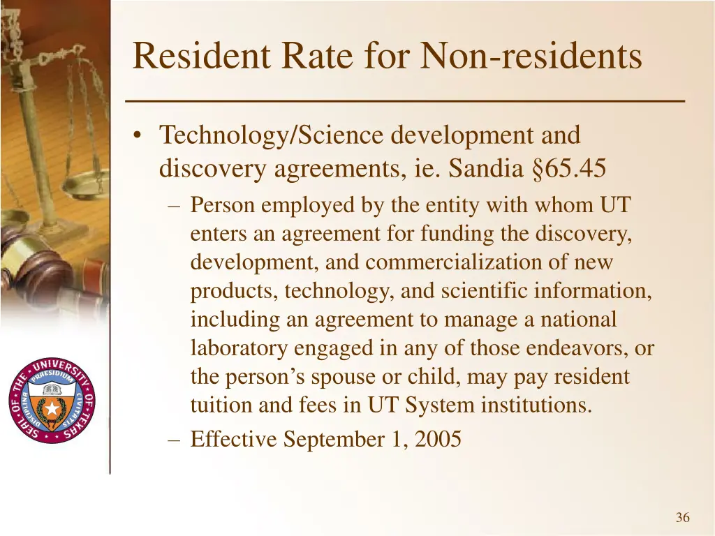 resident rate for non residents