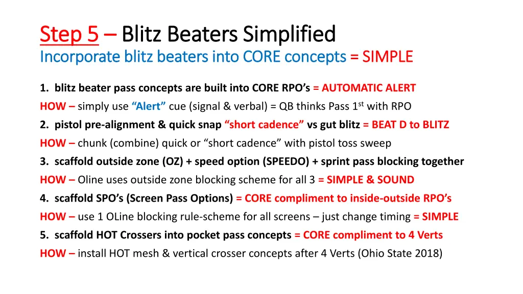 step 5 step 5 blitz beaters simplified blitz