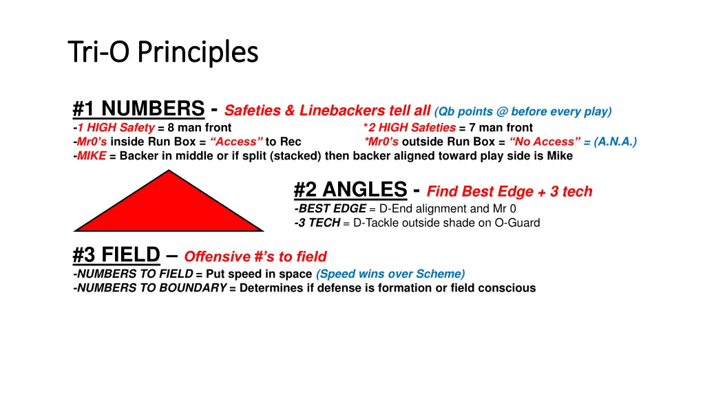 tri tri o principles o principles