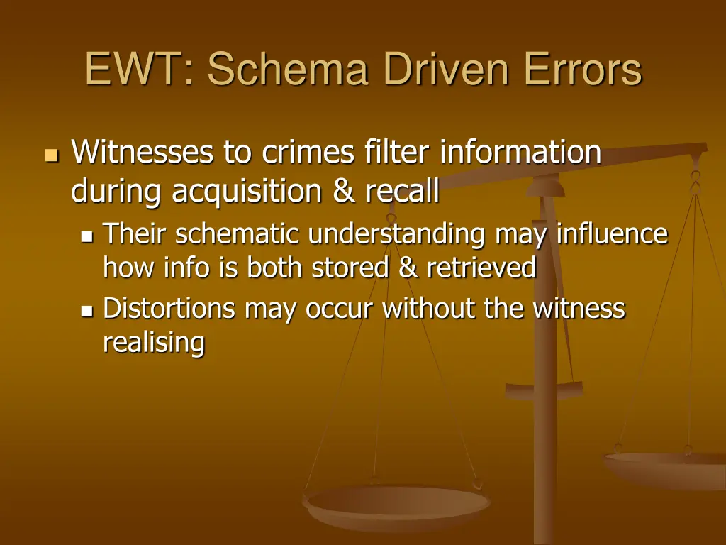ewt schema driven errors