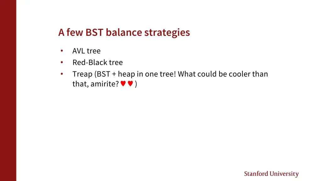 a few bst balance strategies