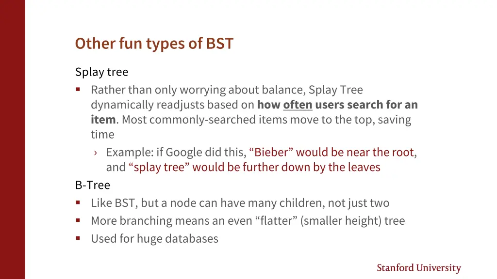 other fun types of bst