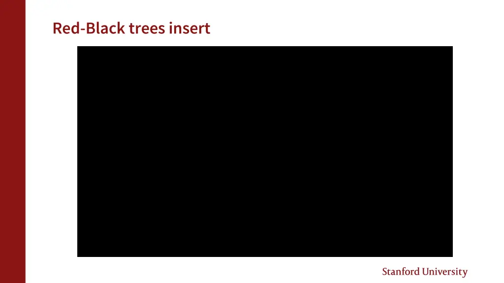 red black trees insert