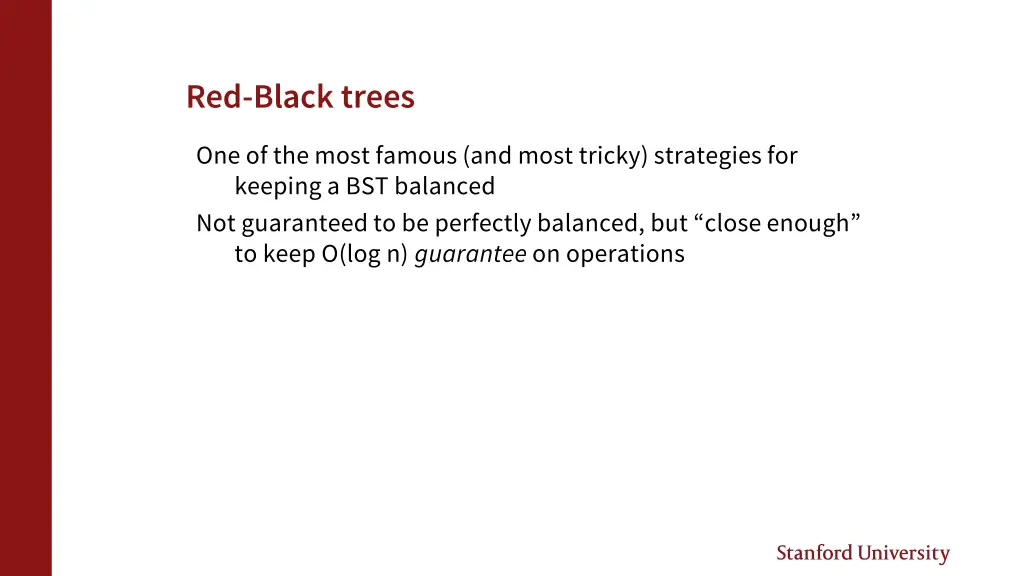 red black trees