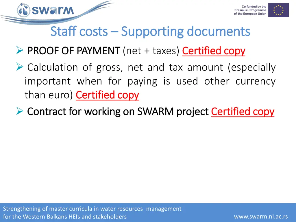 staff costs staff costs supporting documents 1