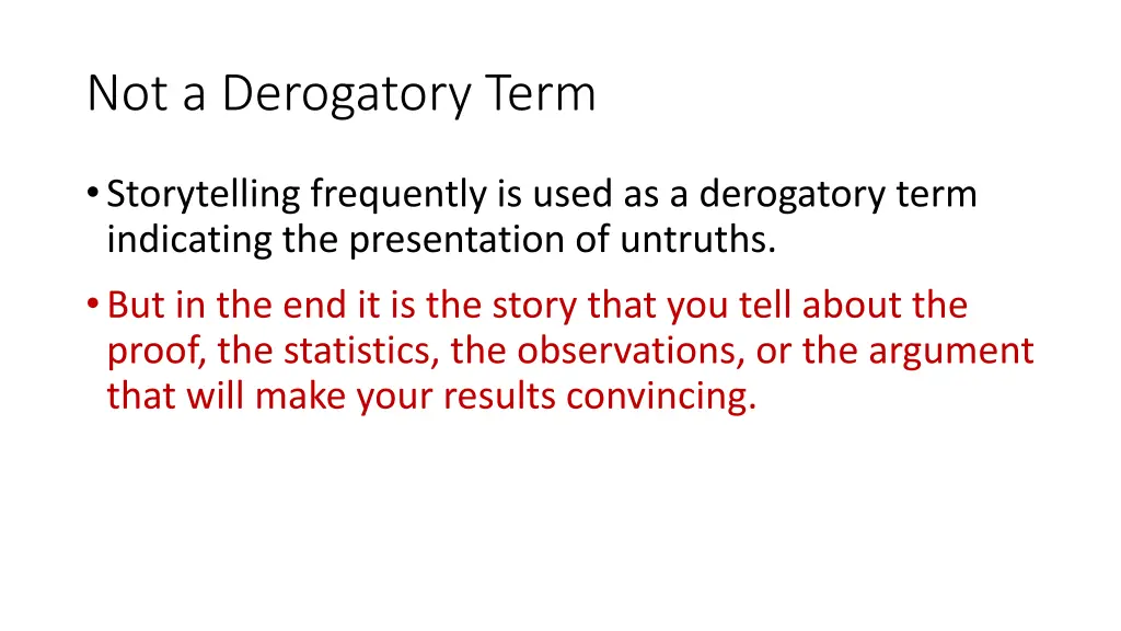not a derogatory term