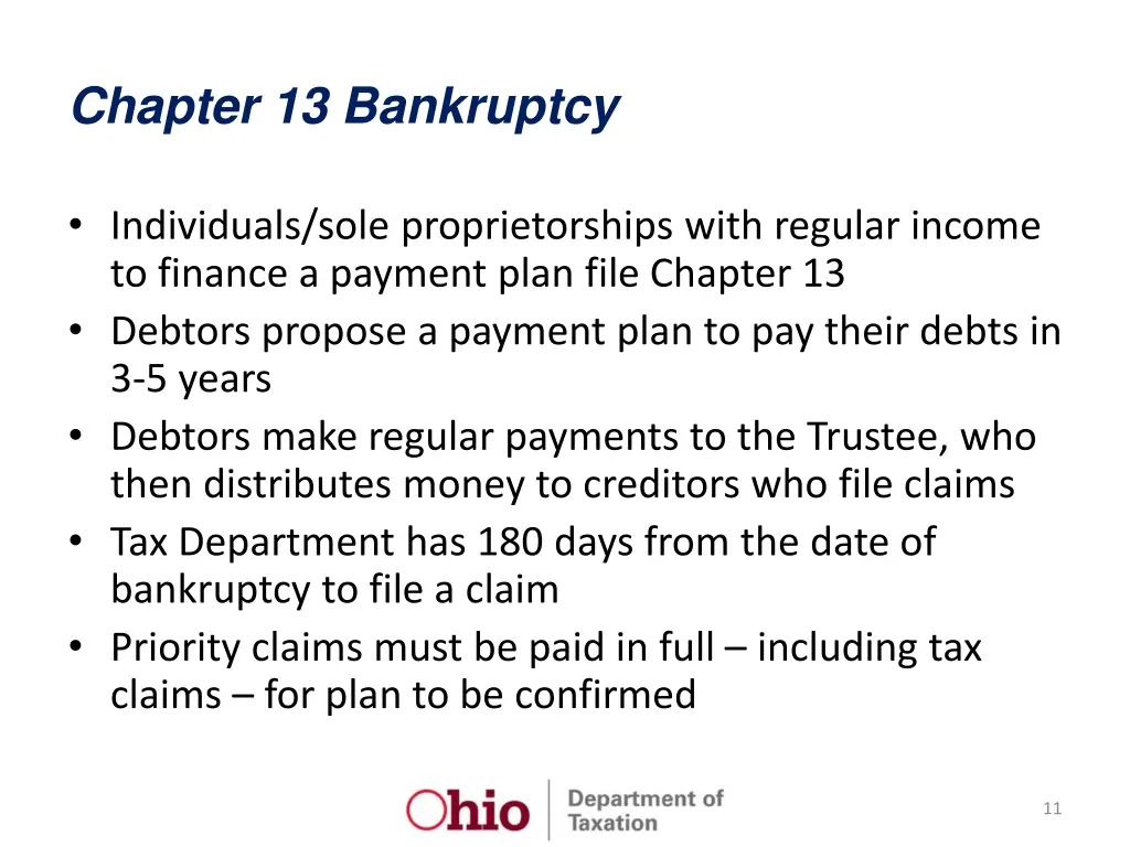 chapter 13 bankruptcy