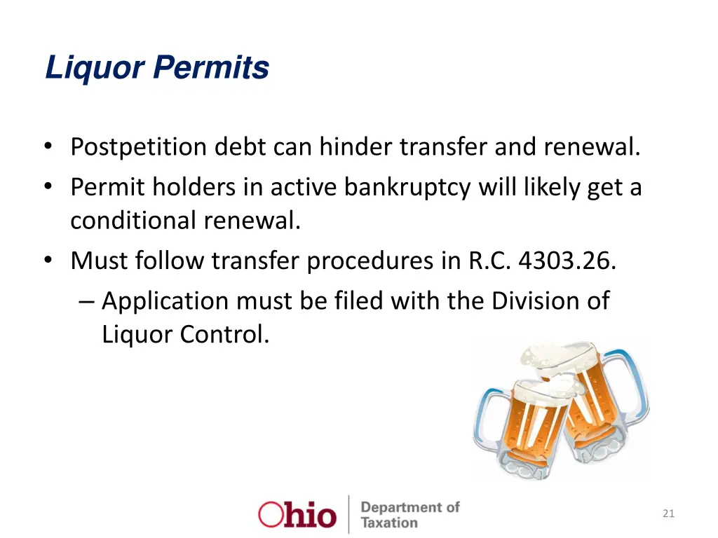 liquor permits