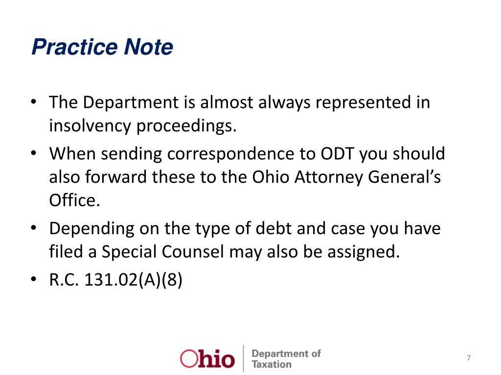 practice note