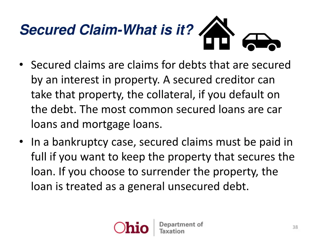 secured claim what is it