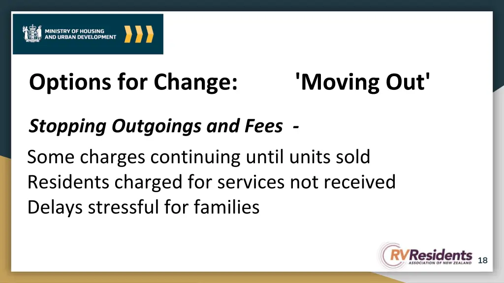 options for change moving out 1