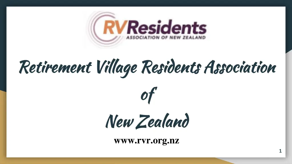 retirement village residents association