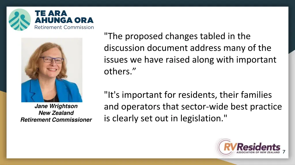 the proposed changes tabled in the discussion