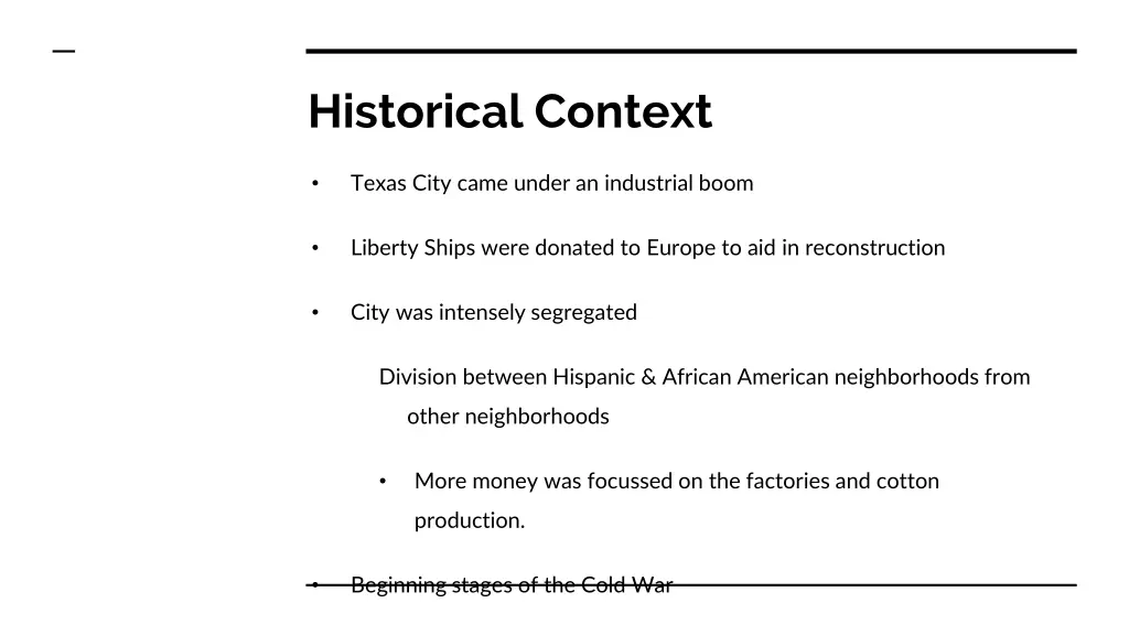 historical context