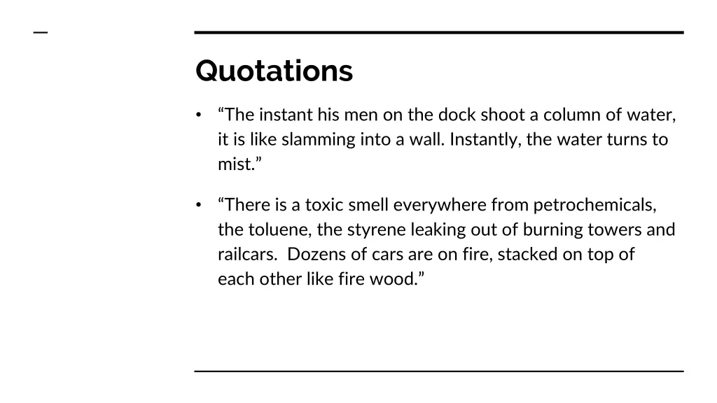 quotations