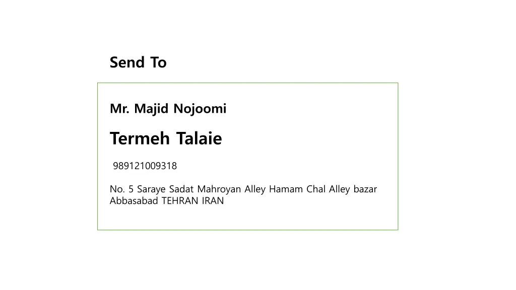 send to