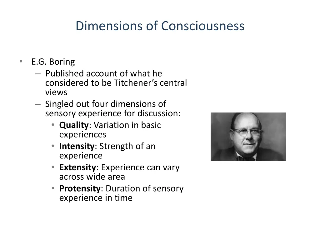 dimensions of consciousness 1