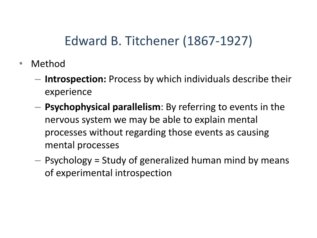 edward b titchener 1867 1927 1