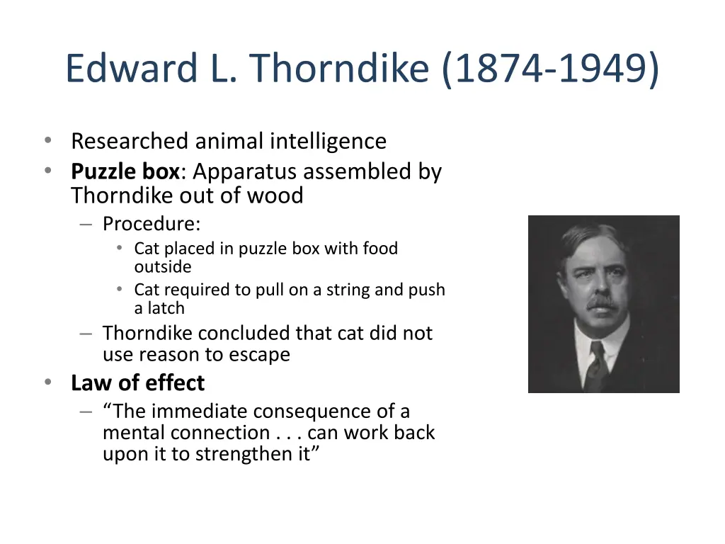 edward l thorndike 1874 1949