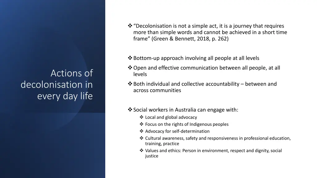 decolonisation is not a simple