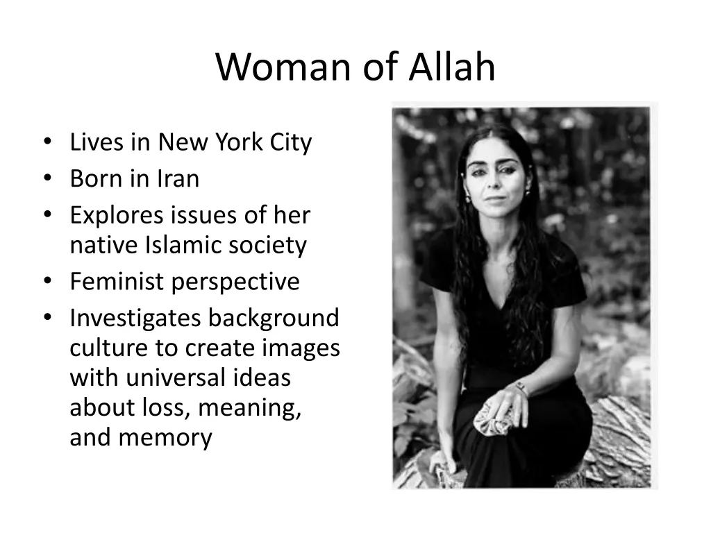 woman of allah