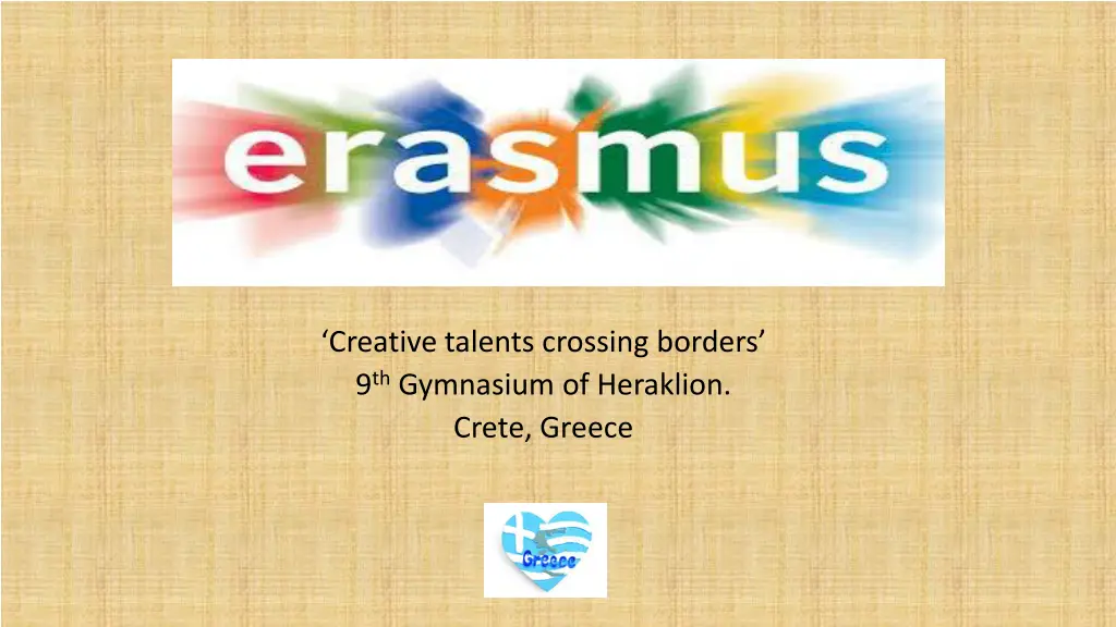 creative talents crossing borders 9 th gymnasium