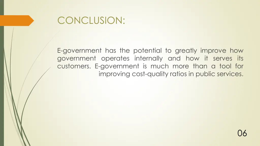 conclusion