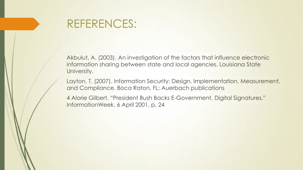 references