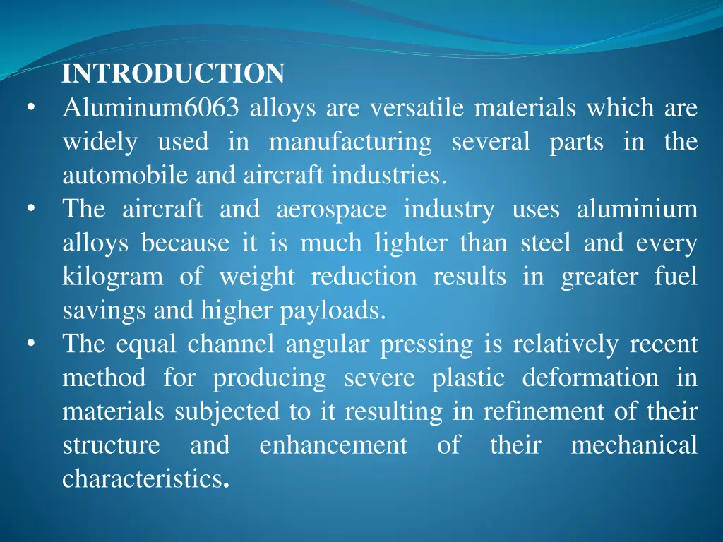 introduction aluminum6063 alloys are versatile