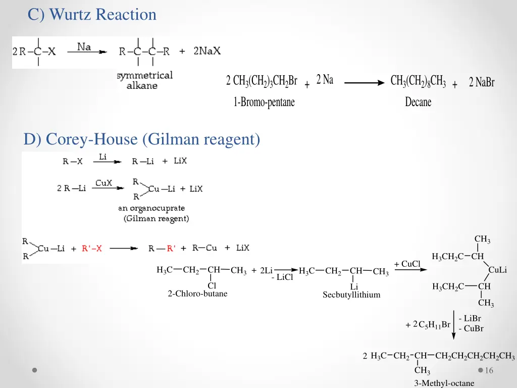 c wurtz reaction