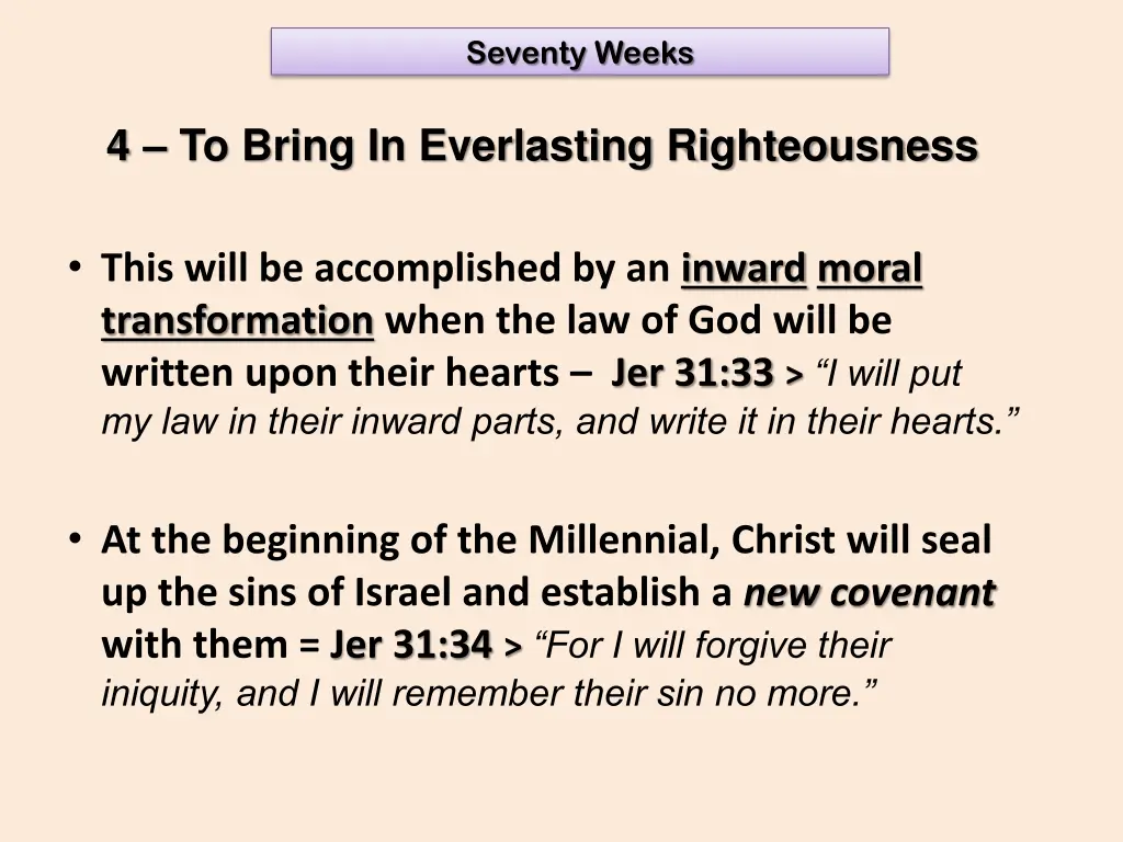 seventy weeks 14