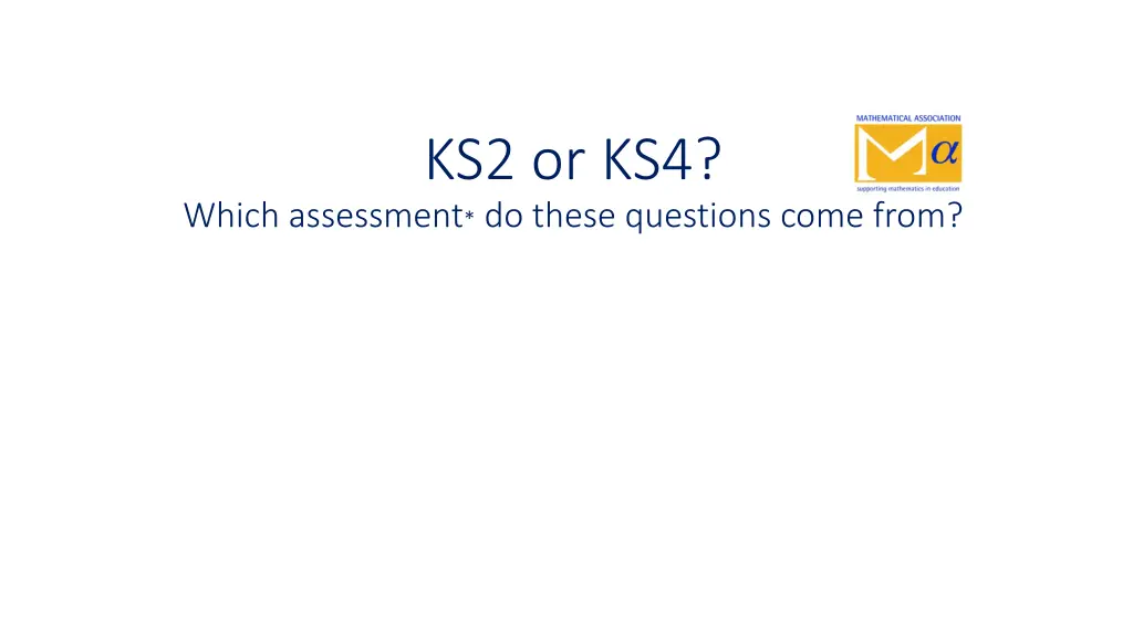 ks2 or ks4