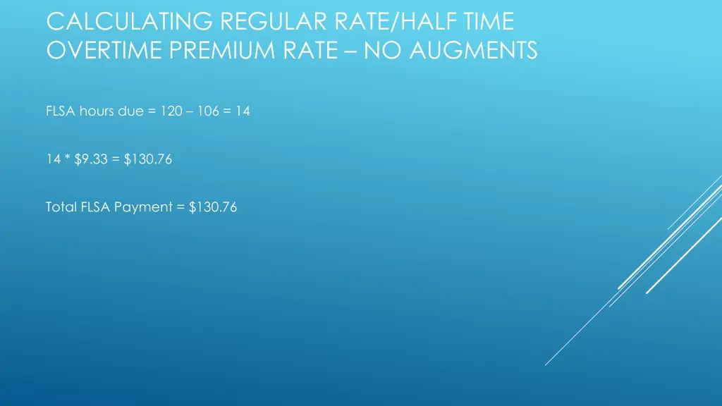 calculating regular rate half time overtime 1