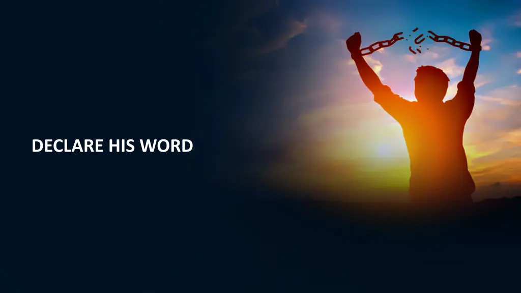 declare his word