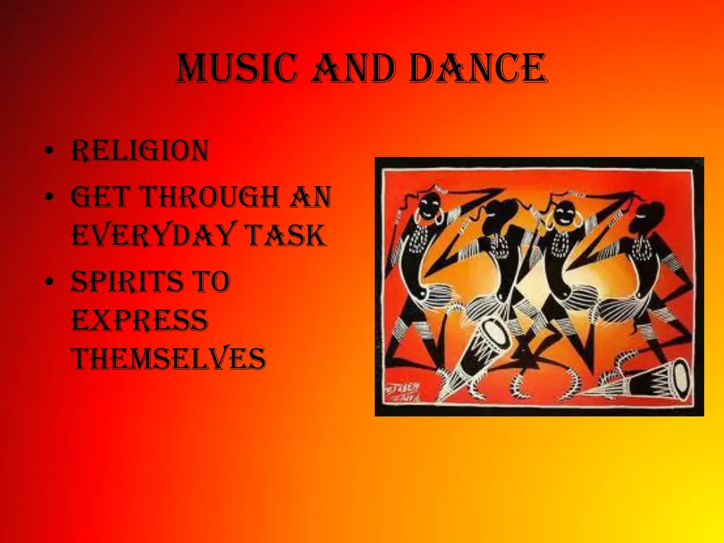 music and dance