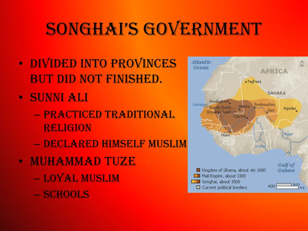 songhai s government
