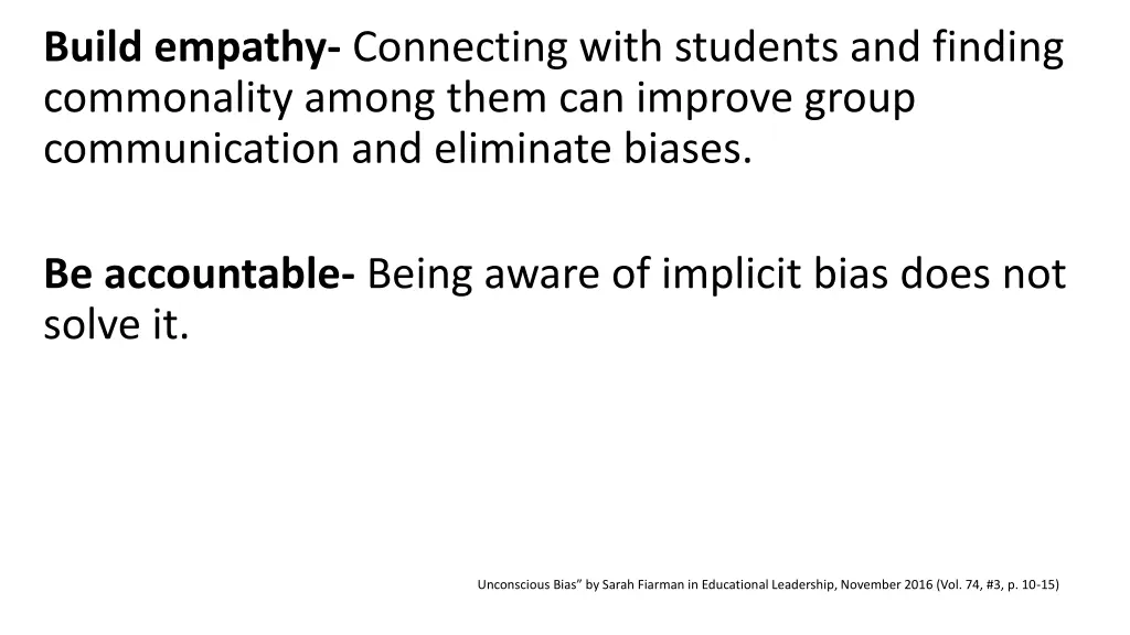 build empathy connecting with students