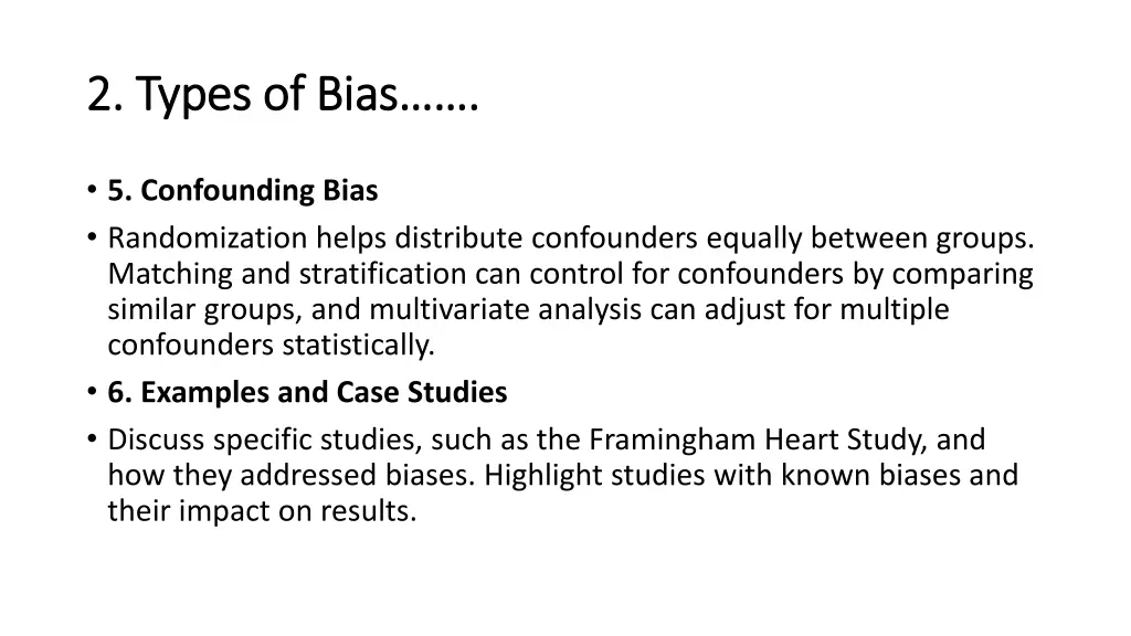 2 types of bias 2 types of bias 3