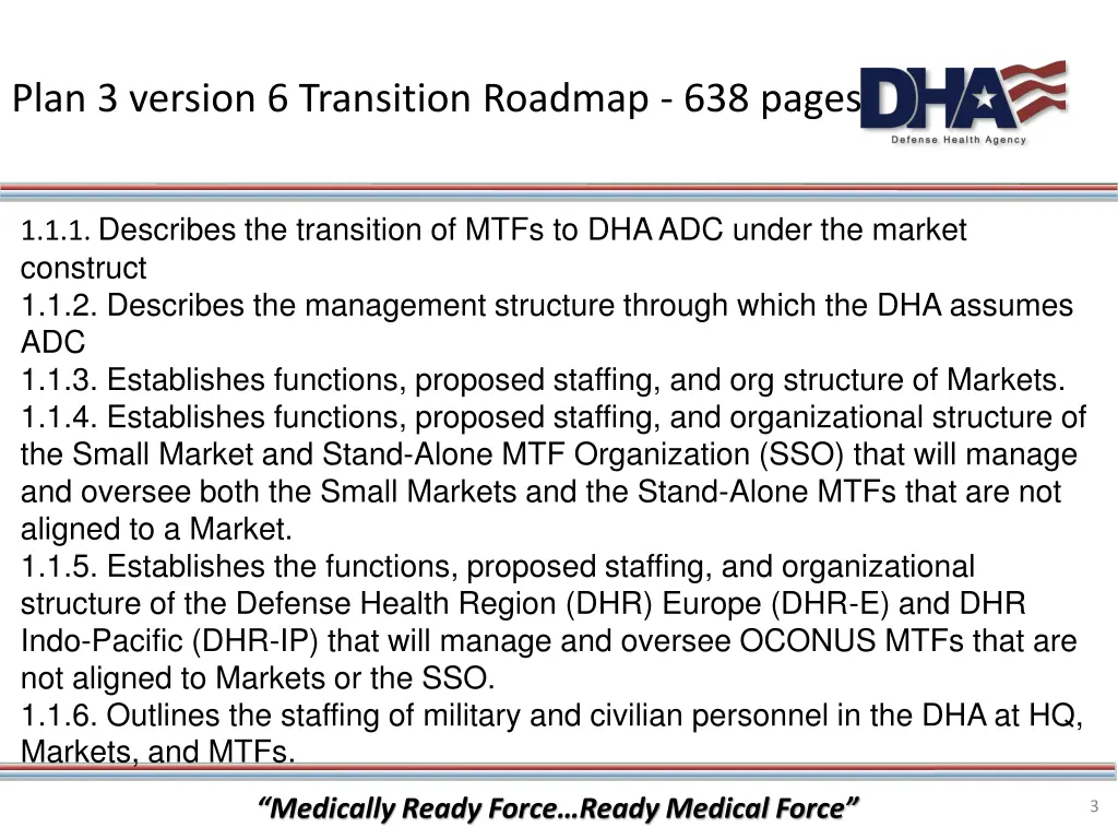 plan 3 version 6 transition roadmap 638 pages