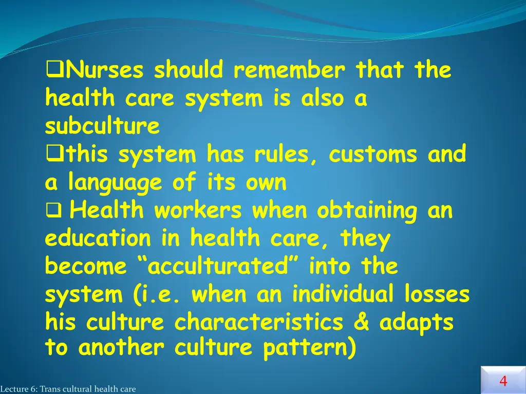 nurses should remember that the health care