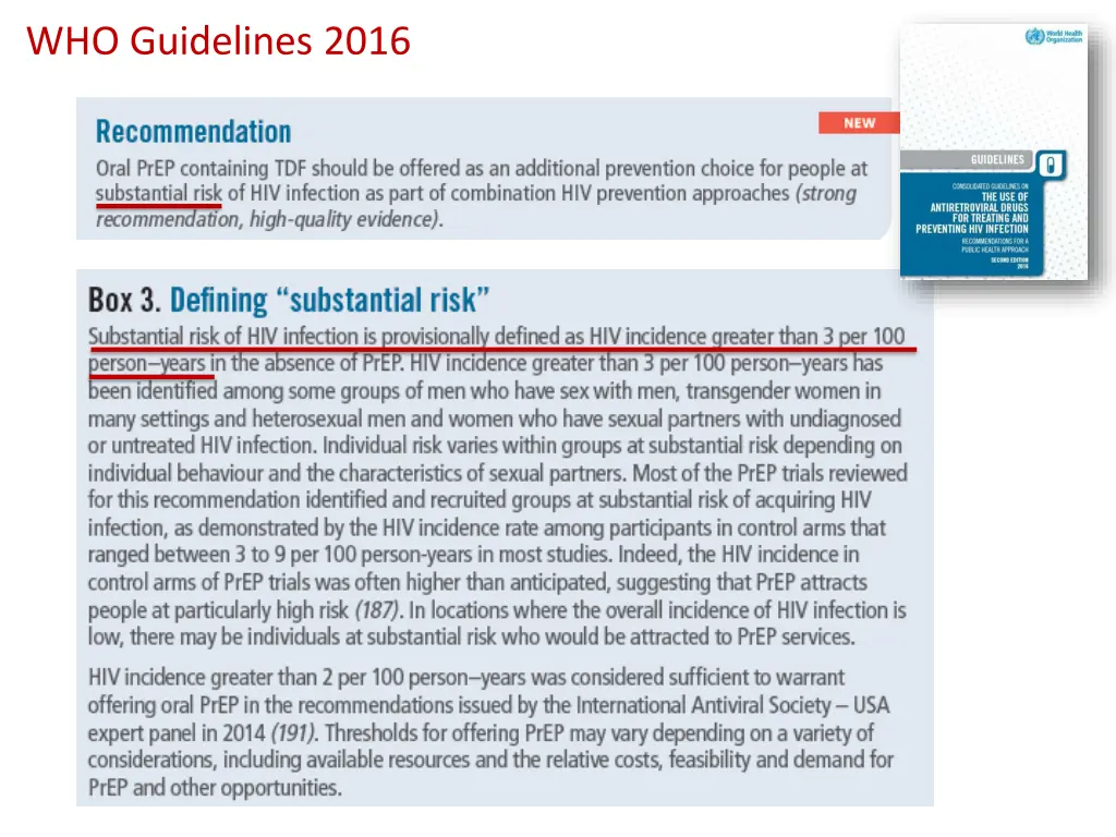 who guidelines 2016