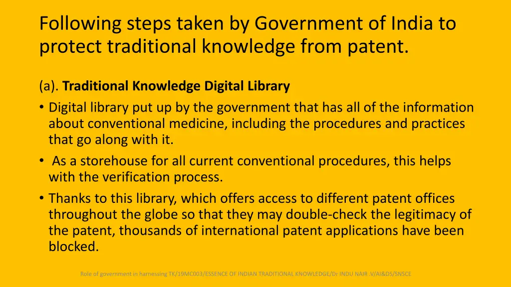 following steps taken by government of india