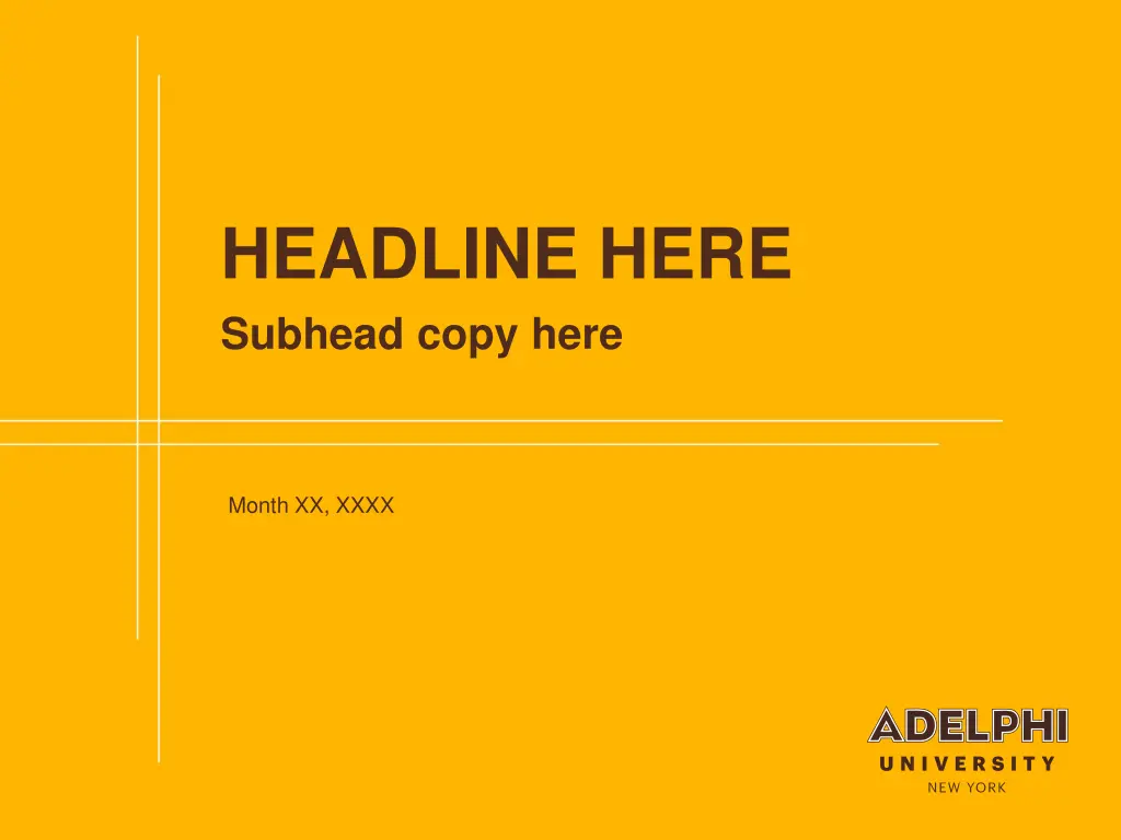 headline here subhead copy here