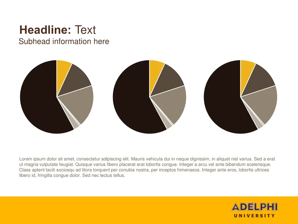 headline text subhead information here