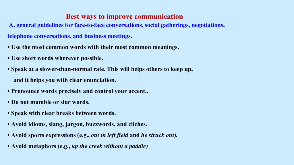 best ways to improve communication