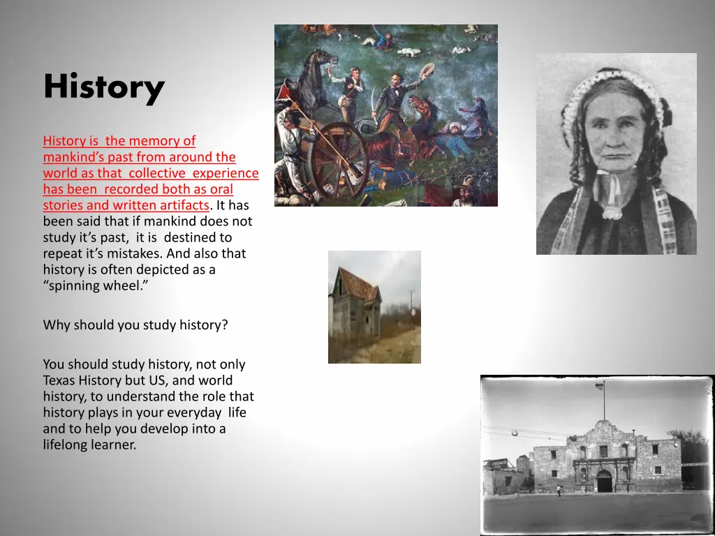 history