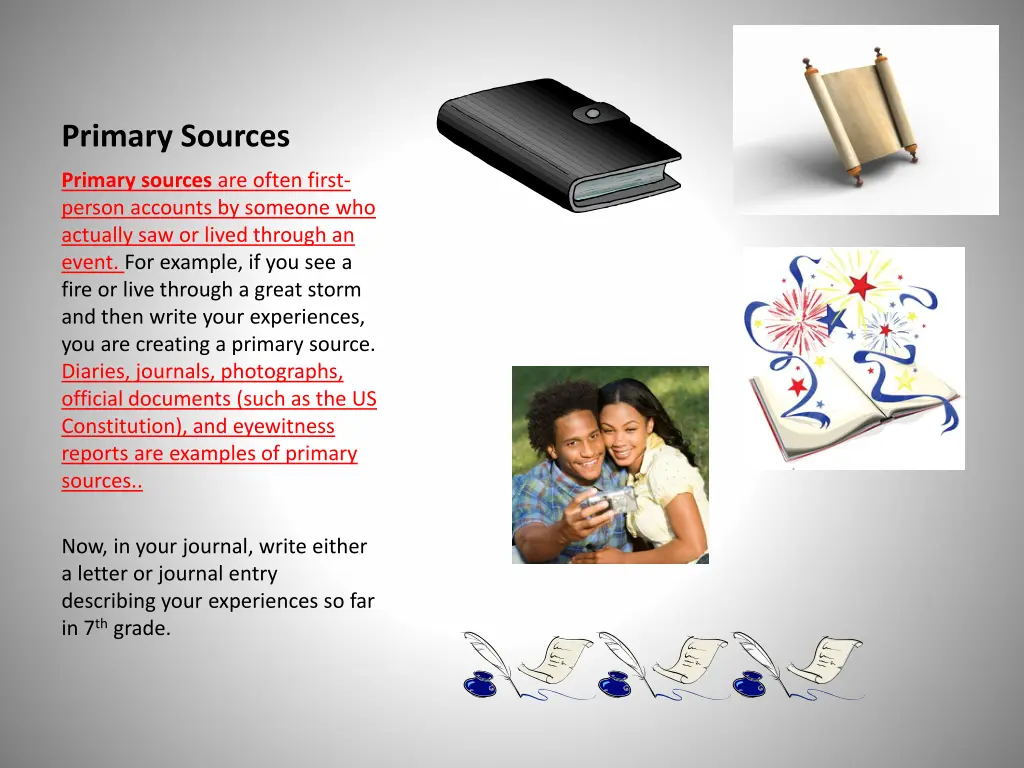 primary sources