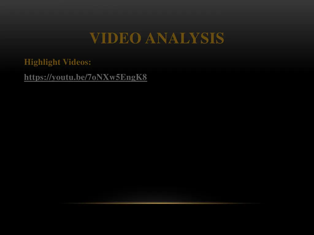 video analysis